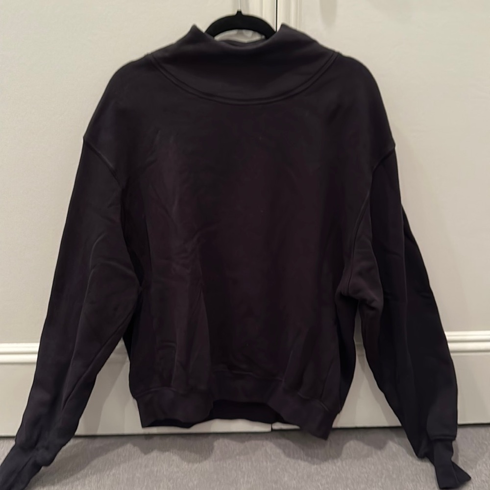 Joah Brown MockNeck Sweater in Black - One Size